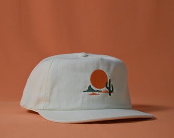 brushed field trip snapback hat with custom embroidery