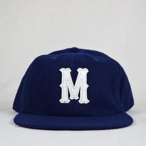 class wool hat with custom wool felt lettering