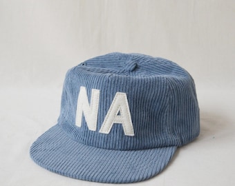 corduroy field trip hat with custom wool felt lettering