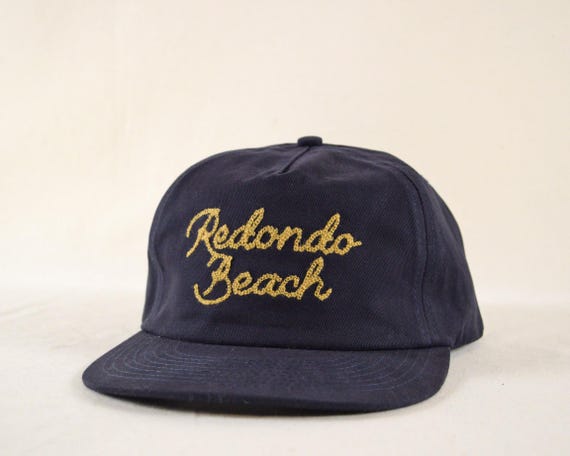 brushed cotton snapback hat with custom chainstitch embroidery
