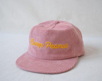 corduroy field trip hat with custom puff matte embroidery