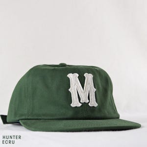 brushed cotton field trip hat with custom wool felt lettering image 2