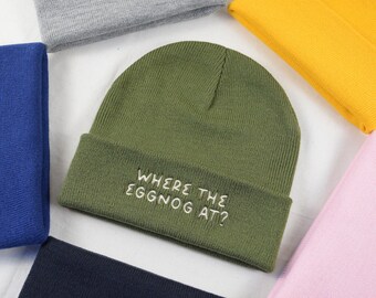 custom embroidered cuff beanie