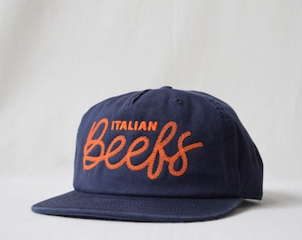 class five panel cap with custom matte embroidery