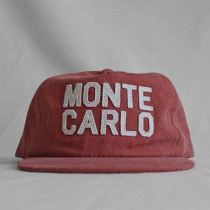 washed cotton field trip hat with custom wool felt lettering