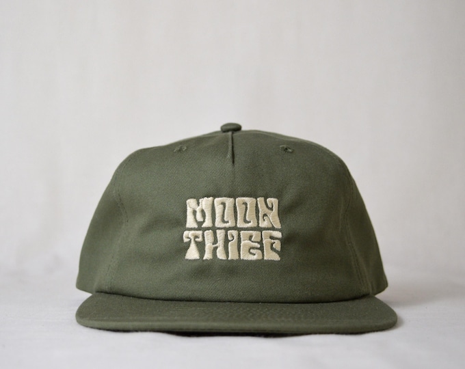 surf cotton cap with custom embroidery