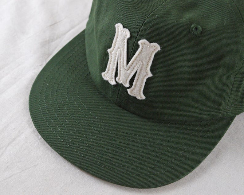 brushed cotton field trip hat with custom wool felt lettering image 6