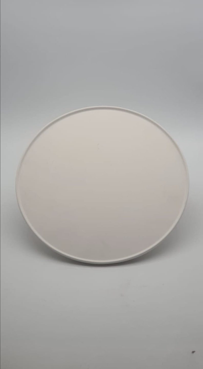 Preglazed Ceramics Ready to Paint Unglazed Ceramic Pizza Plate 32 Cm