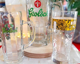Grolsch Beer Glasses Collection - Wählen Sie Ihren Favoriten oder bündeln Sie ihn zum Sparen - Stilvolle Auswahl an Beerware