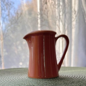 Vintage Town & Country Orange Creamer: Japanese Oven-to-Table P-3200