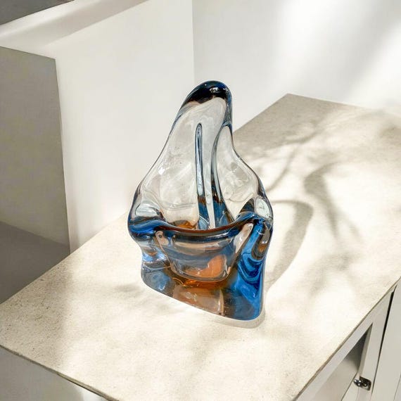 【USED】ヴェネツィアンガラス ? ベネチアンガラス ? ボウル　灰皿 古いベネチアンガラス 灰皿 USED】ヴェネツィアンガラス