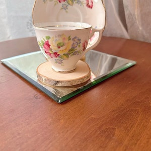Colorful Floral Crown Essex Teacup - Pink and Yellow Floral Design, Fine Bone China Tea Cup