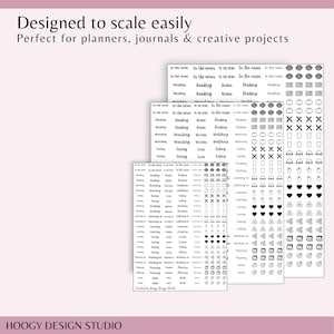 Planner Header Images Functional Printable Planner Stickers | Planner Headers and Labels ...