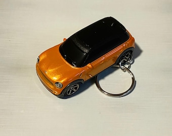 Llavero Mini Cooper, coche personalizado, coleccionable, Hot Wheels, Matchbox, accesorios, llavero para mochila