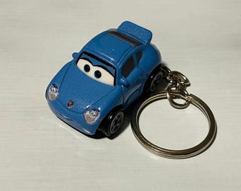 Disney CARS Sally Keychain Custom Collectible Character Hot Wheels Matchbox Backpack Accessories