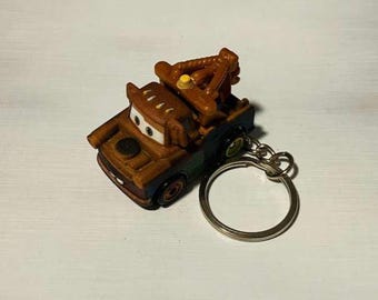 Llavero de Mater de Disney CARS, personaje coleccionable personalizado, accesorios de Hot Wheels y Matchbox.