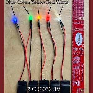 Battery Powered LED Light Kit: Cosplay, Model Car, Dollhouse, Diorama Back Lighting