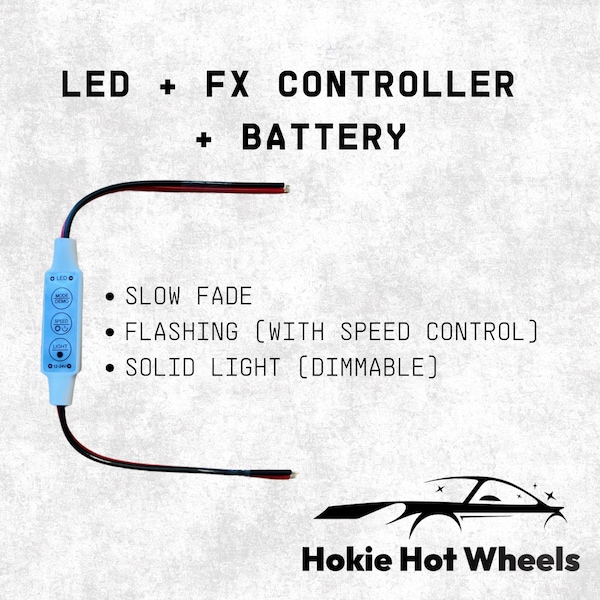 Battery Powered LED FX Controller Kit: Fading, Flashing, Dimmable Light For Models