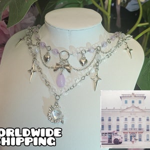 Melanie Martinez &quot;K-12&quot; Inspired Necklace Choker Handmade Jewellery Magical Star Bow Dream Coquette