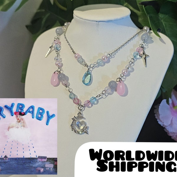 Melanie Martinez "Crybaby" Inspired Necklace Set Handmade