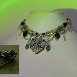 Pierce The Veil &quot;The Jaws Of Life&quot; Inspired Gothic Necklace Emo Alternative