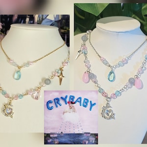 Melanie Martinez &quot;Crybaby&quot; Inspired Necklace Set Handmade