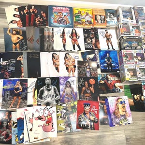 Mystery Signed Autograph Wrestling WWE AEW TNA 8x10 Photo lot of 10