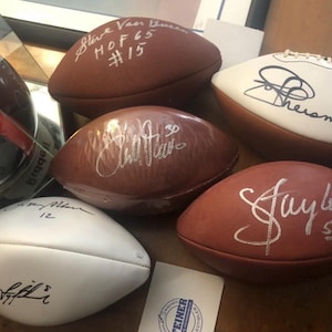 NFL Football Signed Handsigned Football Mystery Pack