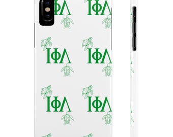 Iota Phi Lambda Turtle Motif Protective Phone Case