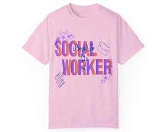 Empowerment Blooms Social Worker Tee
