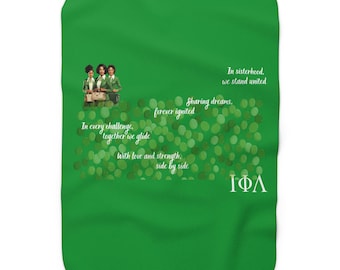 Iota Phi Lambda 'United Sisterhood' inspirerende fleecedeken