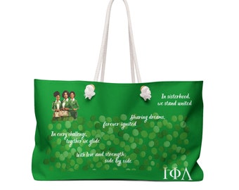 Iota Phi Lambda 'United in Sisterhood' Inspirational Weekender Bag