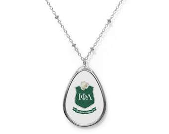 Elegante Teardrop Anhänger Halskette griechischen Schwesternschaft Schmuck