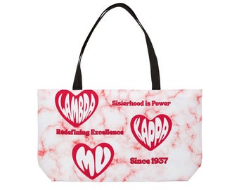 Lambda Kappa Mu Sorority Tote Bag