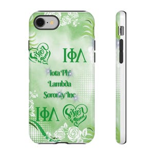 Élégance renforcée : coque de portable personnalisée Iota Phi Lambda Sorority