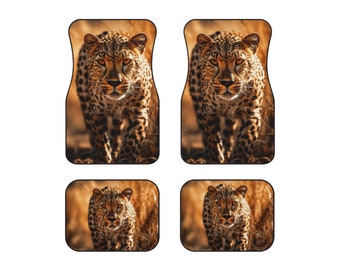 Cheetah Car Mats (Set of 4)