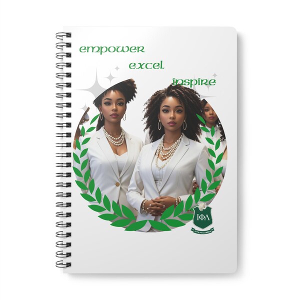 Iota Phi Lambda 'Aspire to Inspire' Motivational Notebook