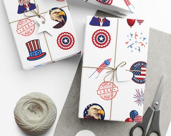 Carta da regalo USA / Orgoglio americano / Quattro luglio / Rosso Bianco Blu