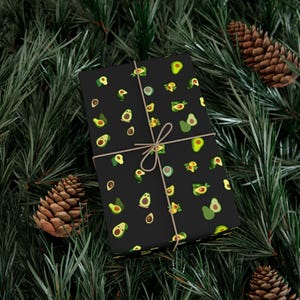 Avocado Gift Wrapping Paper for Birthday and Other Special Occasions ...