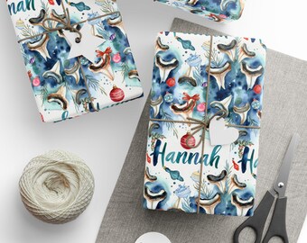 Personalized Birthday Gift Wrap | Custom Word Design