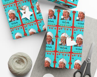 Christmas Vacation Wrapping Paper | Funny Holiday Movie Character Design