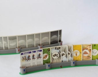 Castle Wall Card Holder: Unique Printed Design