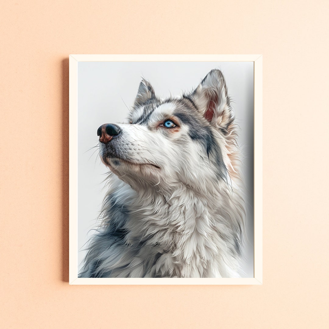 Siberian Husky Printable Dog Artwork for Every Dog Enthusiast | Digital ...