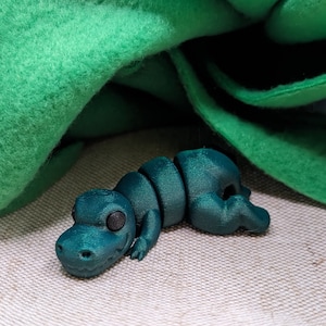 Baby T-Rex, 3D Printed Articulated Flexible Fidget Toy Sensory Pet Cute 3D Print Mini Gift Idea, Dinosaur Fidget, 3D printed dinosaur