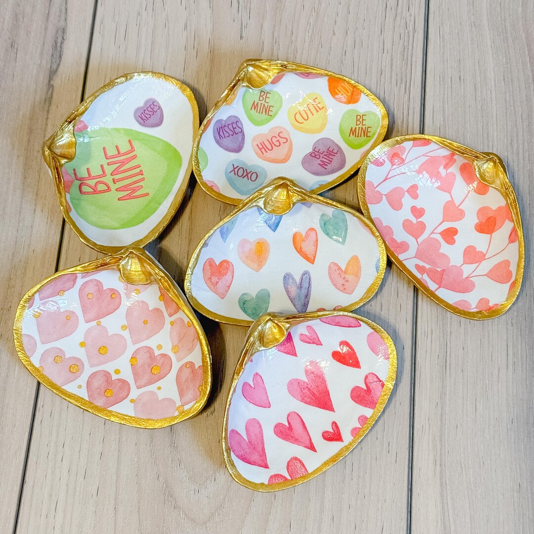 Valentine Custom Choice Decoupage Clam Shell Craft Kit: DIY Party ...