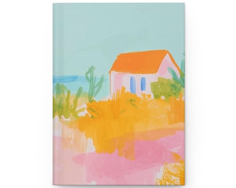 Coastal Cottage Watercolor Journal