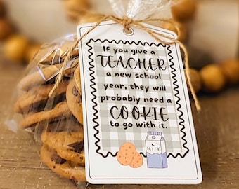 A Little Treat to Make the First Day Sweet Tag, Printable Tag, Back to ...