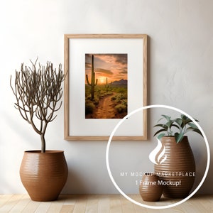 Single Frame Mockup, Modern Decor, 1 Frame Mockup, Mockup, Frame Mockup, Interior Mockup, Editable Mockup, Styled Interior Mockup, PSD File