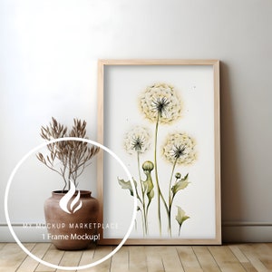 Single Frame Mockup, Modern Decor, 1 Frame Mockup, Mockup, Frame Mockup, Interior Mockup, Editable Mockup, Styled Interior Mockup, PSD File