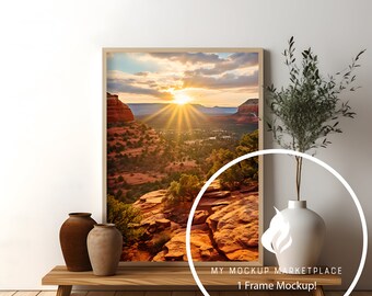 Maquete de quadro único, decoração moderna, maquete de 1 quadro, maquete, maquete de quadro, maquete de interior, maquete editável, maquete de interior estilizado, arquivo PSD
